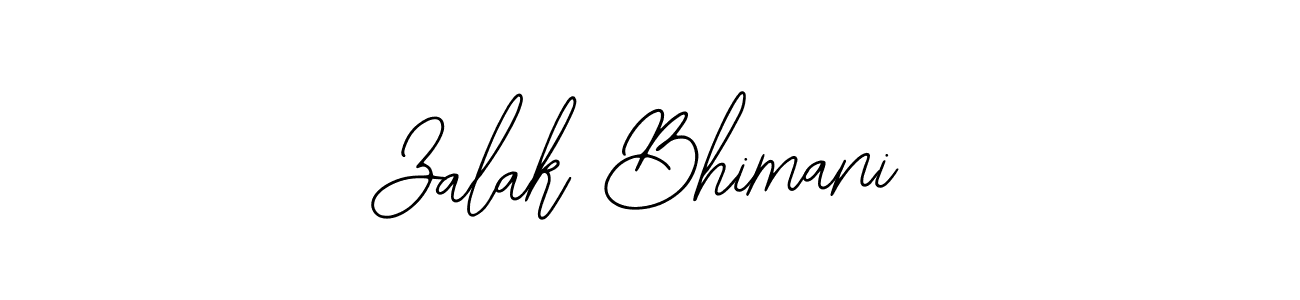 Similarly Bearetta-2O07w is the best handwritten signature design. Signature creator online .You can use it as an online autograph creator for name Zalak Bhimani. Zalak Bhimani signature style 12 images and pictures png