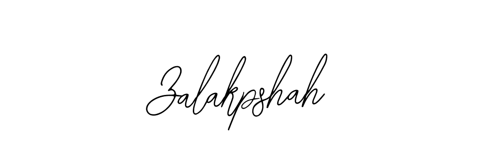 Design your own signature with our free online signature maker. With this signature software, you can create a handwritten (Bearetta-2O07w) signature for name Zalakpshah. Zalakpshah signature style 12 images and pictures png