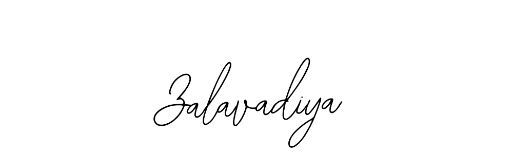 Zalavadiya stylish signature style. Best Handwritten Sign (Bearetta-2O07w) for my name. Handwritten Signature Collection Ideas for my name Zalavadiya. Zalavadiya signature style 12 images and pictures png