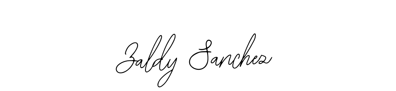 You should practise on your own different ways (Bearetta-2O07w) to write your name (Zaldy Sanchez) in signature. don't let someone else do it for you. Zaldy Sanchez signature style 12 images and pictures png