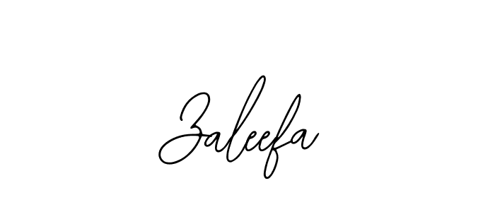 You should practise on your own different ways (Bearetta-2O07w) to write your name (Zaleefa) in signature. don't let someone else do it for you. Zaleefa signature style 12 images and pictures png