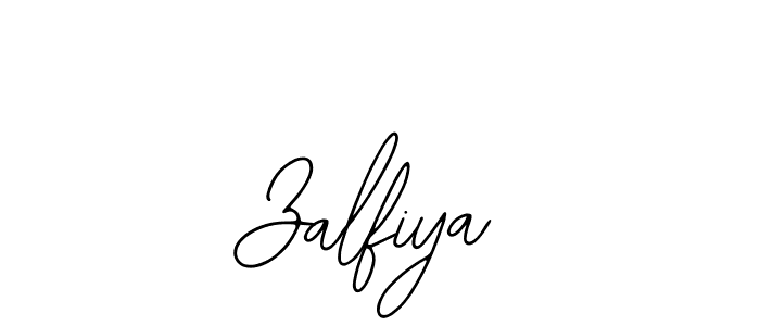 How to make Zalfiya name signature. Use Bearetta-2O07w style for creating short signs online. This is the latest handwritten sign. Zalfiya signature style 12 images and pictures png