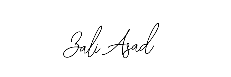 This is the best signature style for the Zali Asad name. Also you like these signature font (Bearetta-2O07w). Mix name signature. Zali Asad signature style 12 images and pictures png