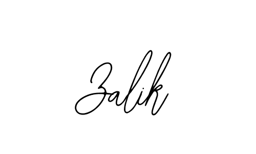 How to make Zalik name signature. Use Bearetta-2O07w style for creating short signs online. This is the latest handwritten sign. Zalik signature style 12 images and pictures png