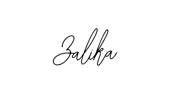 Create a beautiful signature design for name Zalika. With this signature (Bearetta-2O07w) fonts, you can make a handwritten signature for free. Zalika signature style 12 images and pictures png