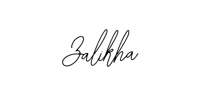 How to make Zalikha signature? Bearetta-2O07w is a professional autograph style. Create handwritten signature for Zalikha name. Zalikha signature style 12 images and pictures png