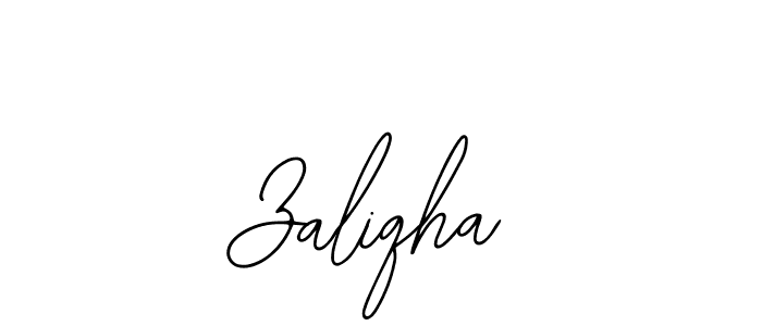 Design your own signature with our free online signature maker. With this signature software, you can create a handwritten (Bearetta-2O07w) signature for name Zaliqha. Zaliqha signature style 12 images and pictures png