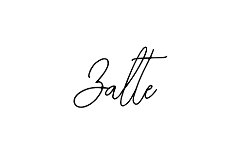 Zalte stylish signature style. Best Handwritten Sign (Bearetta-2O07w) for my name. Handwritten Signature Collection Ideas for my name Zalte. Zalte signature style 12 images and pictures png