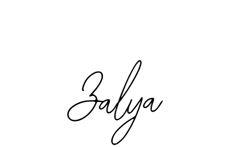 The best way (Bearetta-2O07w) to make a short signature is to pick only two or three words in your name. The name Zalya include a total of six letters. For converting this name. Zalya signature style 12 images and pictures png