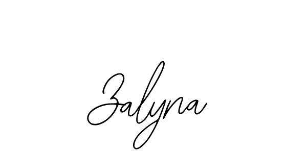 Make a beautiful signature design for name Zalyna. With this signature (Bearetta-2O07w) style, you can create a handwritten signature for free. Zalyna signature style 12 images and pictures png