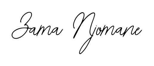 Get an exclusive digital autograph for Zama Njomane. The Bearetta-2O07w typeface captures the charm of real penmanship on paper. Zama Njomane signature style 12 images and pictures png