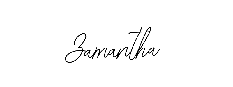 Zamantha stylish signature style. Best Handwritten Sign (Bearetta-2O07w) for my name. Handwritten Signature Collection Ideas for my name Zamantha. Zamantha signature style 12 images and pictures png