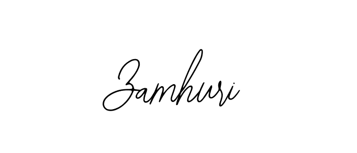 Create a beautiful signature design for name Zamhuri. With this signature (Bearetta-2O07w) fonts, you can make a handwritten signature for free. Zamhuri signature style 12 images and pictures png