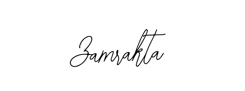 You should practise on your own different ways (Bearetta-2O07w) to write your name (Zamrakta) in signature. don't let someone else do it for you. Zamrakta signature style 12 images and pictures png