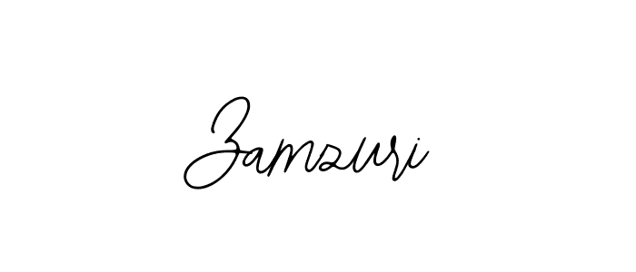 How to make Zamzuri name signature. Use Bearetta-2O07w style for creating short signs online. This is the latest handwritten sign. Zamzuri signature style 12 images and pictures png