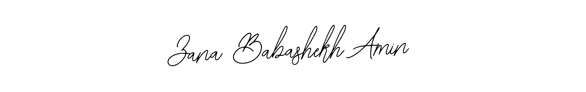 Zana Babashekh Amin stylish signature style. Best Handwritten Sign (Bearetta-2O07w) for my name. Handwritten Signature Collection Ideas for my name Zana Babashekh Amin. Zana Babashekh Amin signature style 12 images and pictures png
