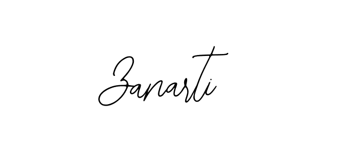 How to make Zanarti signature? Bearetta-2O07w is a professional autograph style. Create handwritten signature for Zanarti name. Zanarti signature style 12 images and pictures png