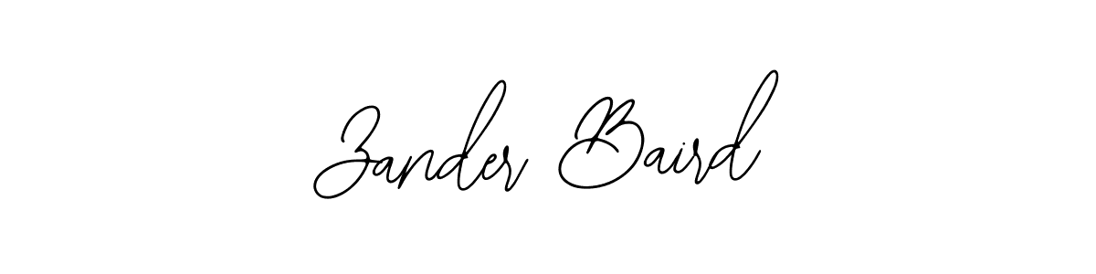 You should practise on your own different ways (Bearetta-2O07w) to write your name (Zander Baird) in signature. don't let someone else do it for you. Zander Baird signature style 12 images and pictures png