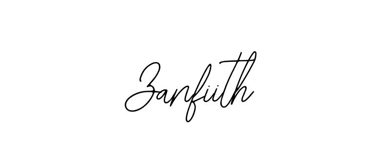 Make a beautiful signature design for name Zanfiith. Use this online signature maker to create a handwritten signature for free. Zanfiith signature style 12 images and pictures png
