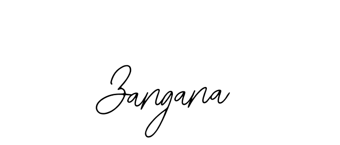 You should practise on your own different ways (Bearetta-2O07w) to write your name (Zangana) in signature. don't let someone else do it for you. Zangana signature style 12 images and pictures png