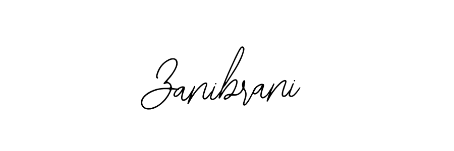 Use a signature maker to create a handwritten signature online. With this signature software, you can design (Bearetta-2O07w) your own signature for name Zanibrani. Zanibrani signature style 12 images and pictures png