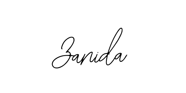 Design your own signature with our free online signature maker. With this signature software, you can create a handwritten (Bearetta-2O07w) signature for name Zanida. Zanida signature style 12 images and pictures png