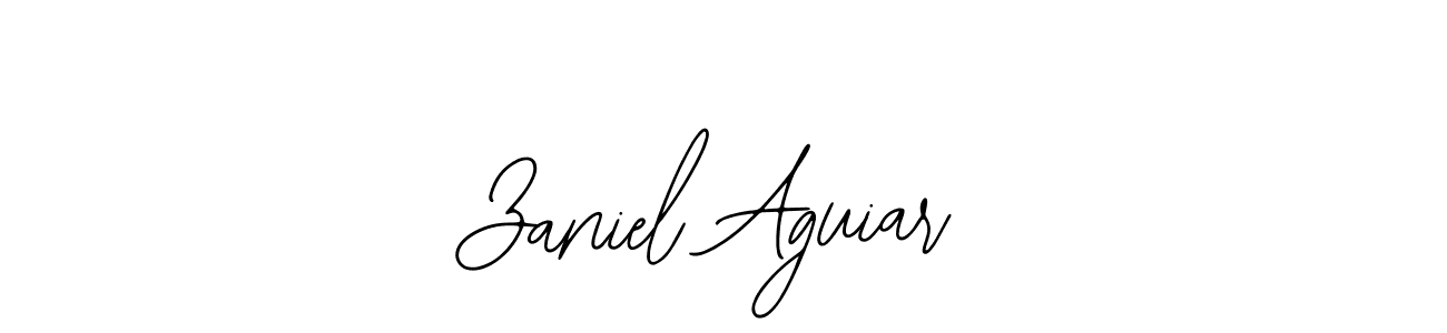 Make a beautiful signature design for name Zaniel Aguiar. With this signature (Bearetta-2O07w) style, you can create a handwritten signature for free. Zaniel Aguiar signature style 12 images and pictures png