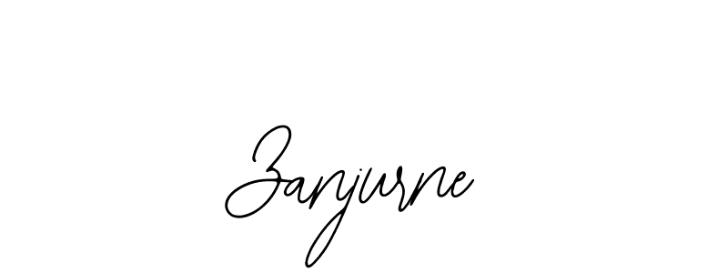 The best way (Bearetta-2O07w) to make a short signature is to pick only two or three words in your name. The name Zanjurne include a total of six letters. For converting this name. Zanjurne signature style 12 images and pictures png