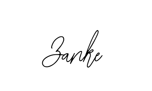 Use a signature maker to create a handwritten signature online. With this signature software, you can design (Bearetta-2O07w) your own signature for name Zanke. Zanke signature style 12 images and pictures png