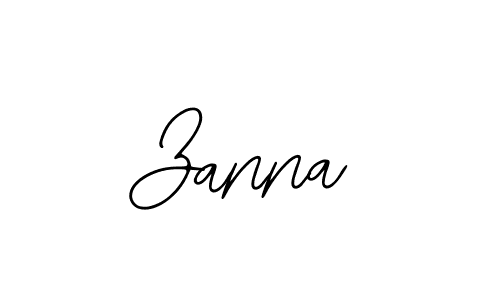 How to make Zanna signature? Bearetta-2O07w is a professional autograph style. Create handwritten signature for Zanna name. Zanna signature style 12 images and pictures png