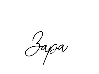 if you are searching for the best signature style for your name Zapa. so please give up your signature search. here we have designed multiple signature styles  using Bearetta-2O07w. Zapa signature style 12 images and pictures png