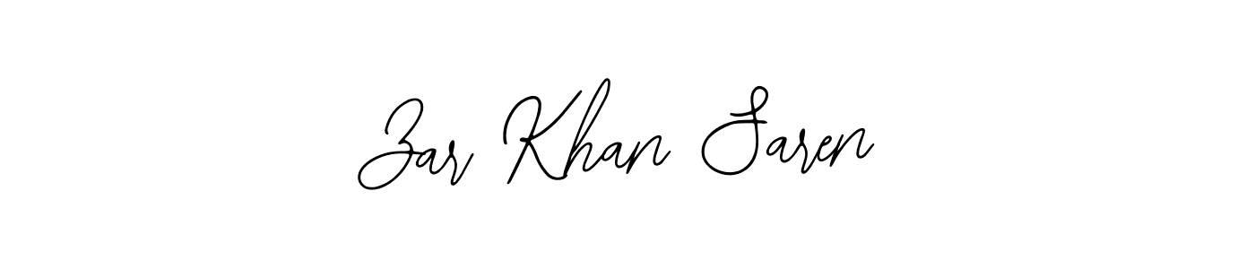 Bearetta-2O07w is a professional signature style that is perfect for those who want to add a touch of class to their signature. It is also a great choice for those who want to make their signature more unique. Get Zar Khan Saren name to fancy signature for free. Zar Khan Saren signature style 12 images and pictures png