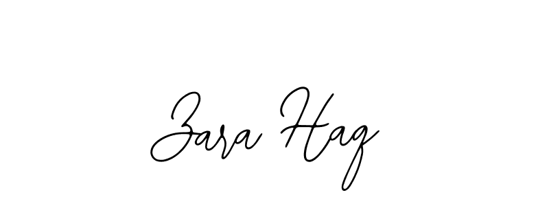 Zara Haq stylish signature style. Best Handwritten Sign (Bearetta-2O07w) for my name. Handwritten Signature Collection Ideas for my name Zara Haq. Zara Haq signature style 12 images and pictures png