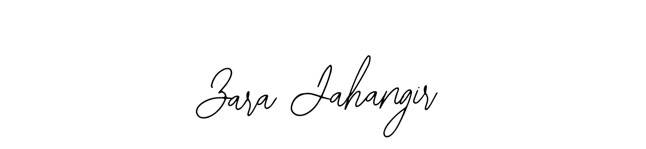 You should practise on your own different ways (Bearetta-2O07w) to write your name (Zara Jahangir) in signature. don't let someone else do it for you. Zara Jahangir signature style 12 images and pictures png