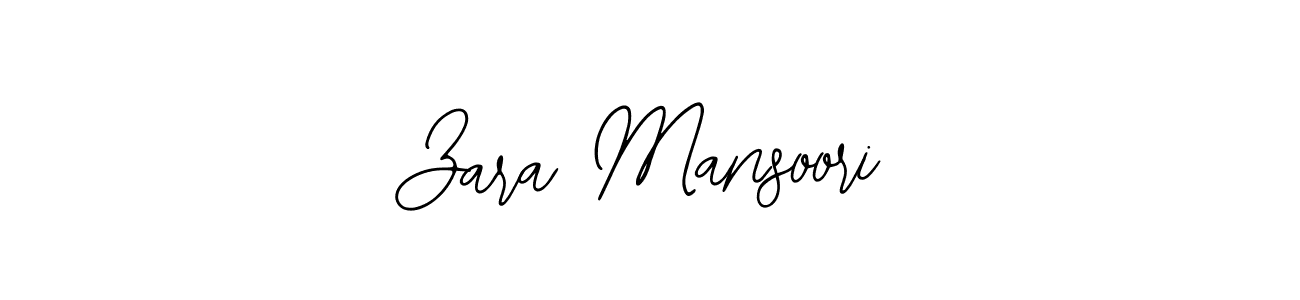 Use a signature maker to create a handwritten signature online. With this signature software, you can design (Bearetta-2O07w) your own signature for name Zara Mansoori. Zara Mansoori signature style 12 images and pictures png