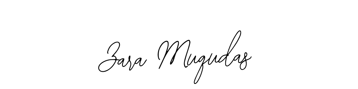 How to make Zara Muqudas signature? Bearetta-2O07w is a professional autograph style. Create handwritten signature for Zara Muqudas name. Zara Muqudas signature style 12 images and pictures png