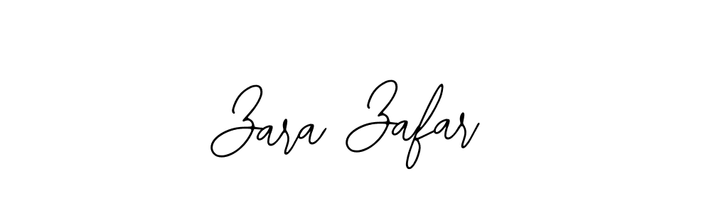 Design your own signature with our free online signature maker. With this signature software, you can create a handwritten (Bearetta-2O07w) signature for name Zara Zafar. Zara Zafar signature style 12 images and pictures png