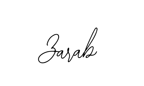 You should practise on your own different ways (Bearetta-2O07w) to write your name (Zarab) in signature. don't let someone else do it for you. Zarab signature style 12 images and pictures png