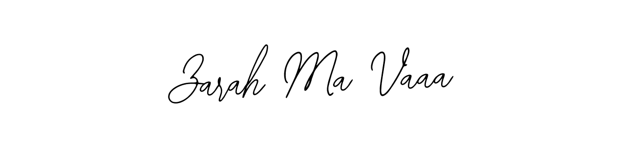Zarah Ma Vaaa stylish signature style. Best Handwritten Sign (Bearetta-2O07w) for my name. Handwritten Signature Collection Ideas for my name Zarah Ma Vaaa. Zarah Ma Vaaa signature style 12 images and pictures png
