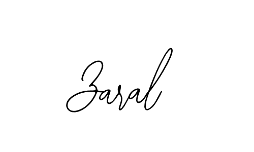 Zaral stylish signature style. Best Handwritten Sign (Bearetta-2O07w) for my name. Handwritten Signature Collection Ideas for my name Zaral. Zaral signature style 12 images and pictures png