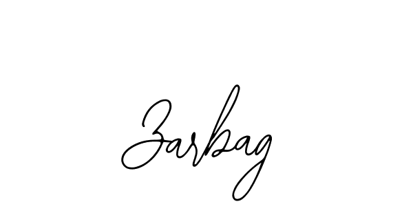 Create a beautiful signature design for name Zarbag. With this signature (Bearetta-2O07w) fonts, you can make a handwritten signature for free. Zarbag signature style 12 images and pictures png