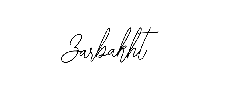 Create a beautiful signature design for name Zarbakht. With this signature (Bearetta-2O07w) fonts, you can make a handwritten signature for free. Zarbakht signature style 12 images and pictures png