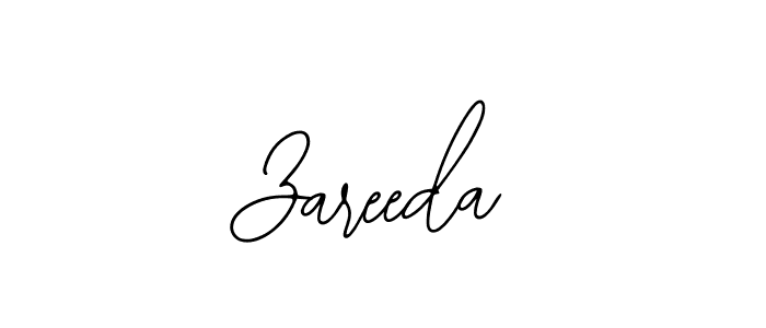 Make a beautiful signature design for name Zareeda. Use this online signature maker to create a handwritten signature for free. Zareeda signature style 12 images and pictures png