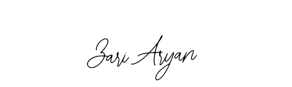 Bearetta-2O07w is a professional signature style that is perfect for those who want to add a touch of class to their signature. It is also a great choice for those who want to make their signature more unique. Get Zari Aryan name to fancy signature for free. Zari Aryan signature style 12 images and pictures png
