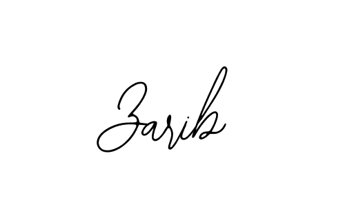 Make a beautiful signature design for name Zarib. Use this online signature maker to create a handwritten signature for free. Zarib signature style 12 images and pictures png