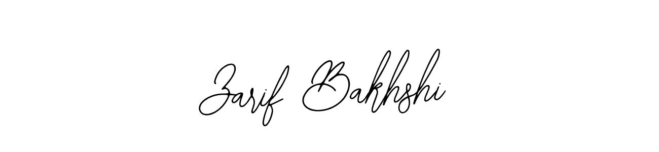 Make a beautiful signature design for name Zarif Bakhshi. With this signature (Bearetta-2O07w) style, you can create a handwritten signature for free. Zarif Bakhshi signature style 12 images and pictures png