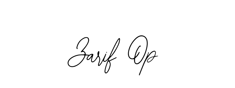 You should practise on your own different ways (Bearetta-2O07w) to write your name (Zarif Op) in signature. don't let someone else do it for you. Zarif Op signature style 12 images and pictures png