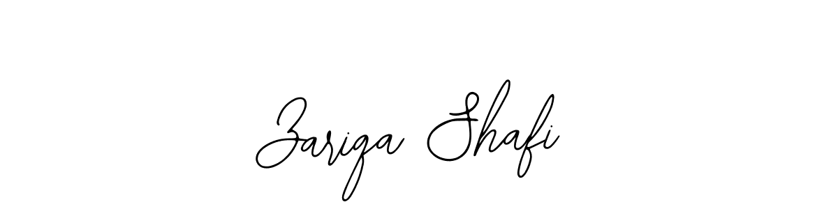 The best way (Bearetta-2O07w) to make a short signature is to pick only two or three words in your name. The name Zariqa Shafi include a total of six letters. For converting this name. Zariqa Shafi signature style 12 images and pictures png