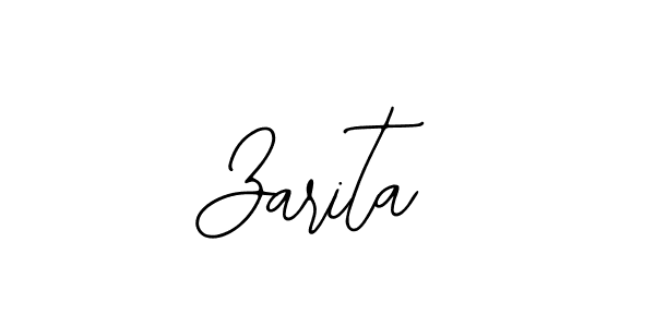 How to make Zarita signature? Bearetta-2O07w is a professional autograph style. Create handwritten signature for Zarita name. Zarita signature style 12 images and pictures png