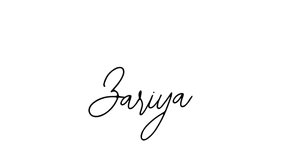 You should practise on your own different ways (Bearetta-2O07w) to write your name (Zariya) in signature. don't let someone else do it for you. Zariya signature style 12 images and pictures png